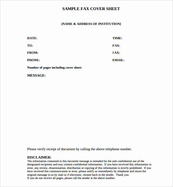 Confidential Notice for Documents Unique Fax Cover Sheet Confidential