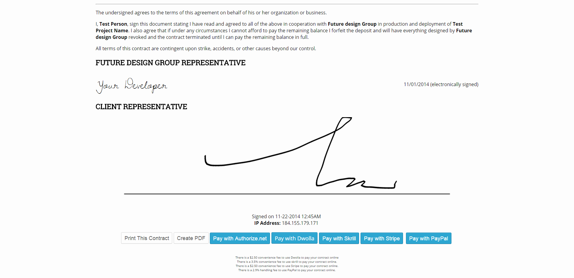 Contract Signature Page Example Beautiful 25 Of Signature Line Template Word Doc
