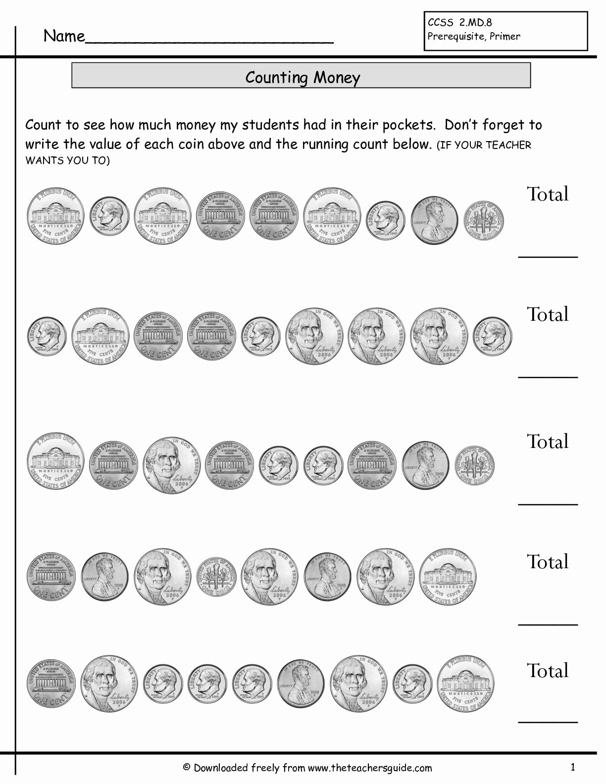 Counting Coins Worksheets Inspirational Mixed Coins Worksheet