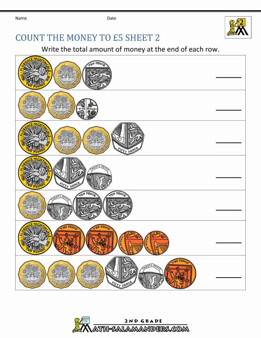 Counting Coins Worksheets New Uk Money Worksheets to £5