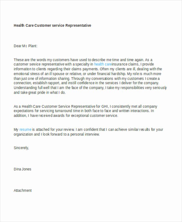 Cover Letter Customer Service Best Of 10 Customer Service Cover Letters Examples