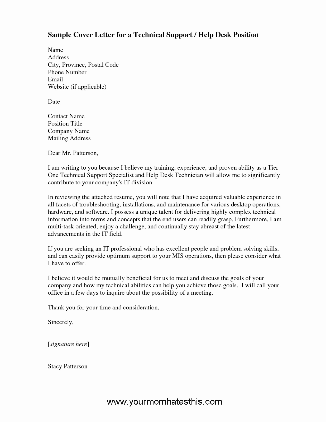 Cover Letter Examples Beautiful Download Cover Letter Samples