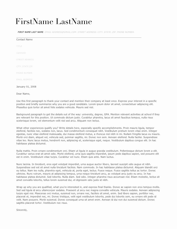 Cover Letter Examples for Students Best Of Copy Of Cover Letter Student theme