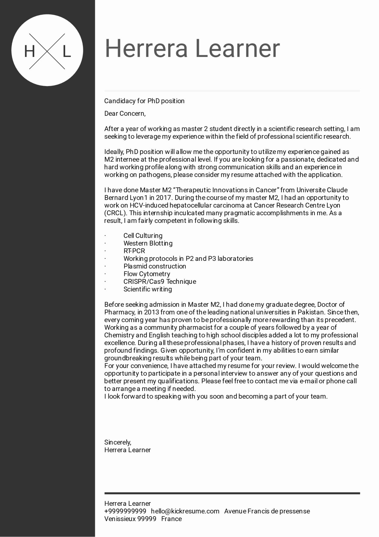 Cover Letter Examples Student Beautiful Cover Letter Examples by Real People Lyon University Phd