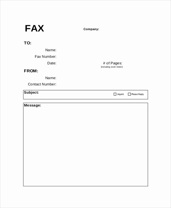 Cover Letter for A Fax Lovely 8 Sample Fax Cover Letters Pdf Word