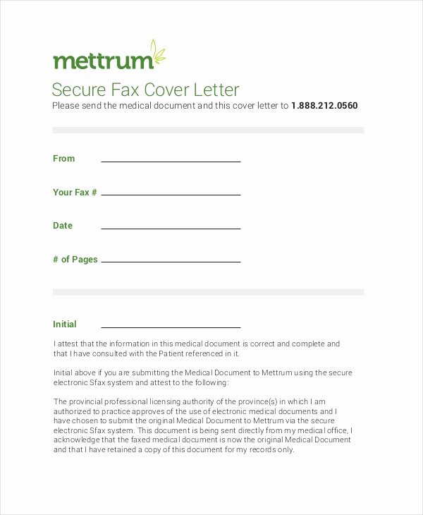 Cover Letter for A Fax New Fax Cover Letter 8 Free Word Pdf Documents Download