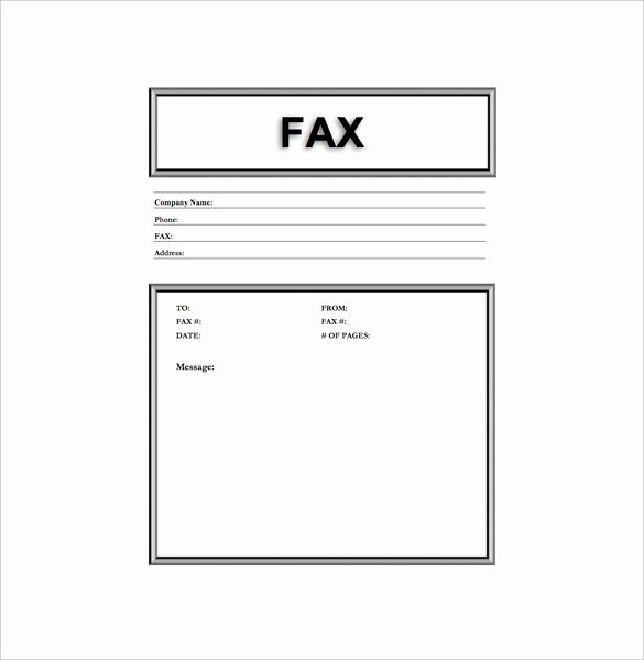 Cover Letter for A Fax Unique 7 Fax Cover Letter Templates Free Sample Example