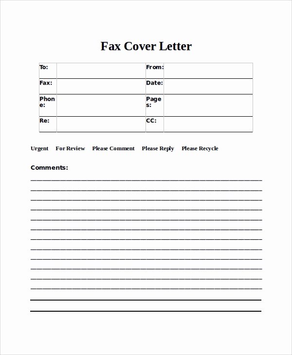 Cover Letter for A Fax Unique 8 Fax Cover Letter Samples Examples Templates