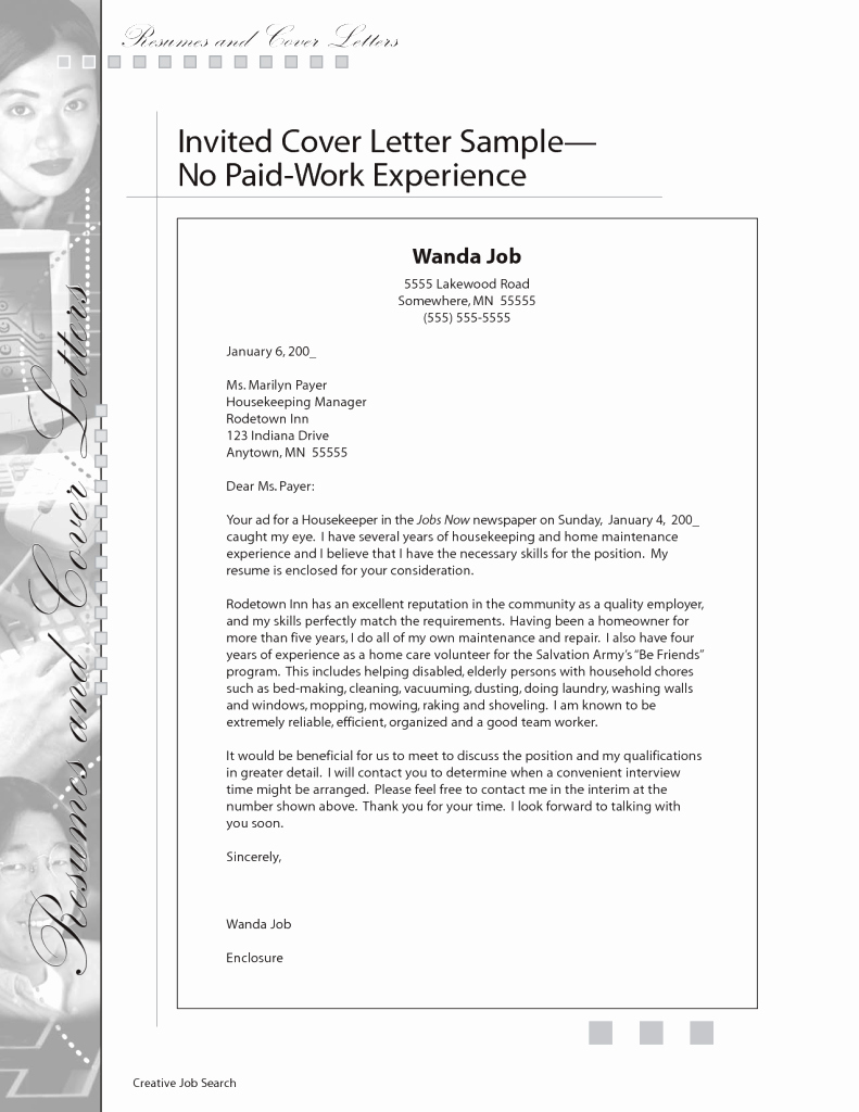 Cover Letter for First Job Inspirational Sample Cover Letter for High School Student with No Work