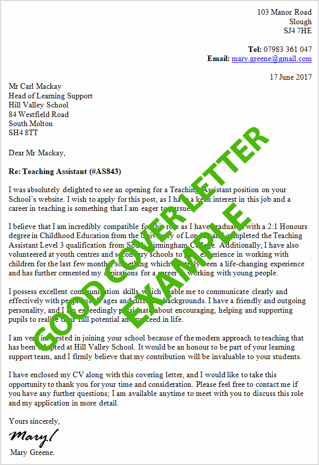 Cover Letter for Photography Job Luxury Example Of A Good Cover Letter