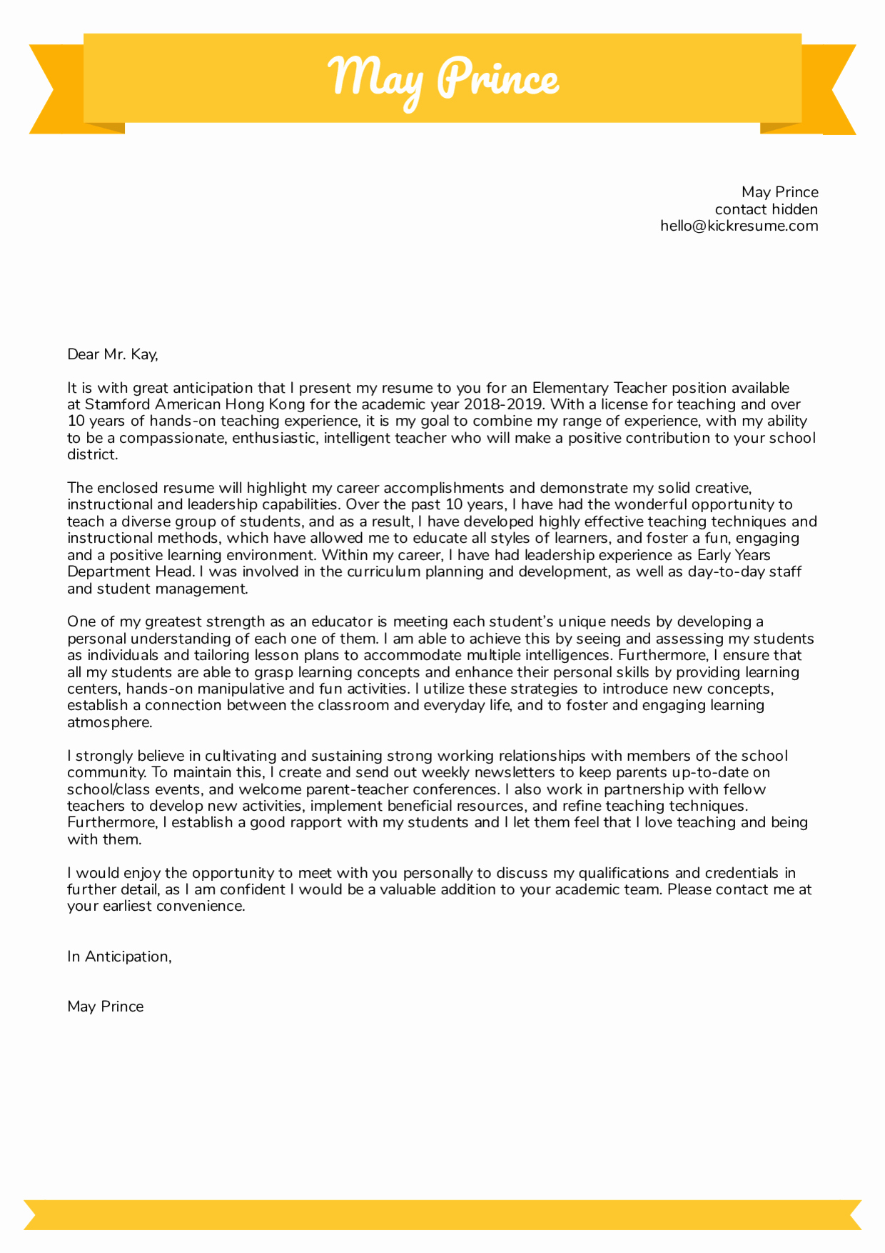 Cover Letter format for Teachers Inspirational Cover Letter Examples by Real People Teacher Cover Letter