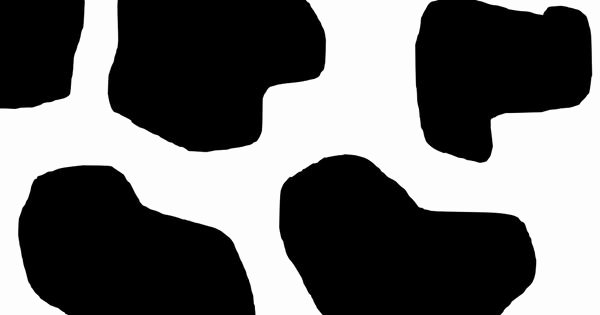 Cow Cut Out Template New Cow Spots Printable Cor Revents Pdf