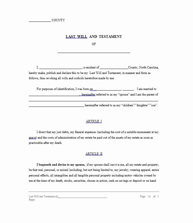 Create Obituary Online Free Awesome 39 Last Will and Testament forms &amp; Templates Template Lab