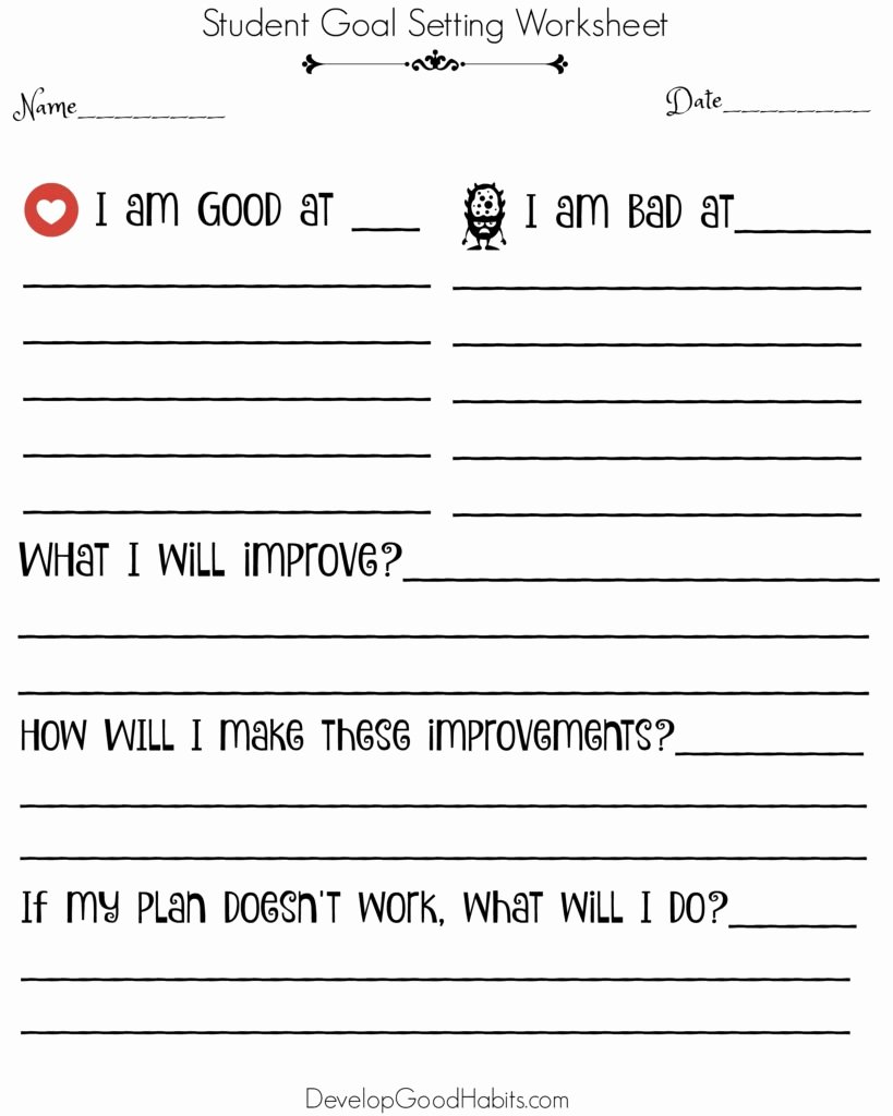 Creating A Life Plan Worksheet Awesome 4 Free Smart Goal Setting Worksheets and Templates