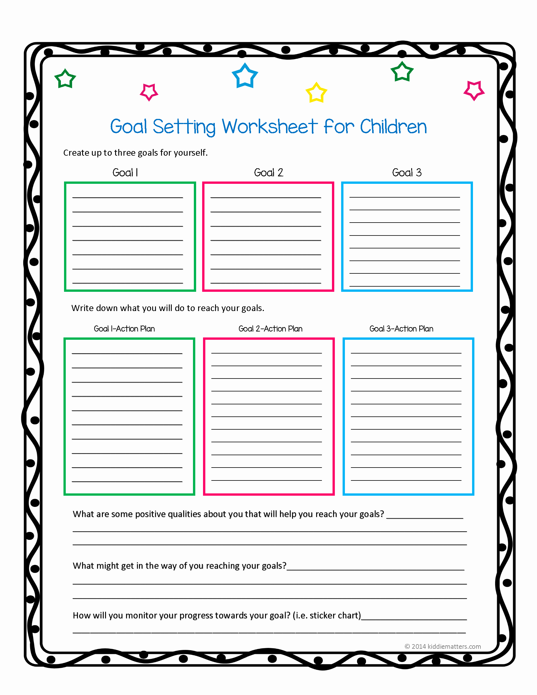 Life Plan Worksheet Templates
