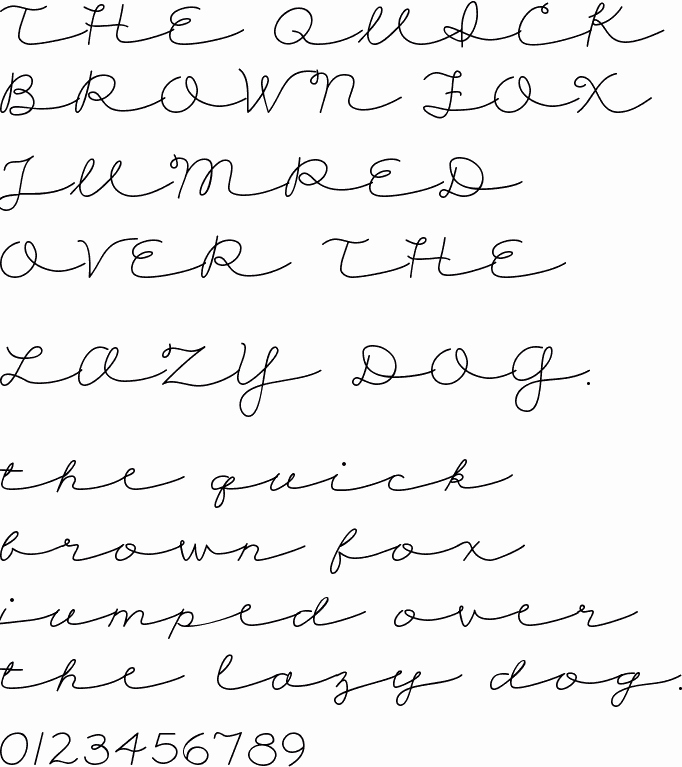 Cursive Handwriting Fonts Free Awesome Ck Cursive Free Font