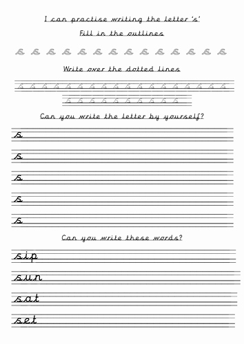 Cursive Handwriting Practice Awesome Handwriting Sheets A T Lead In Lines Pre Cursive by