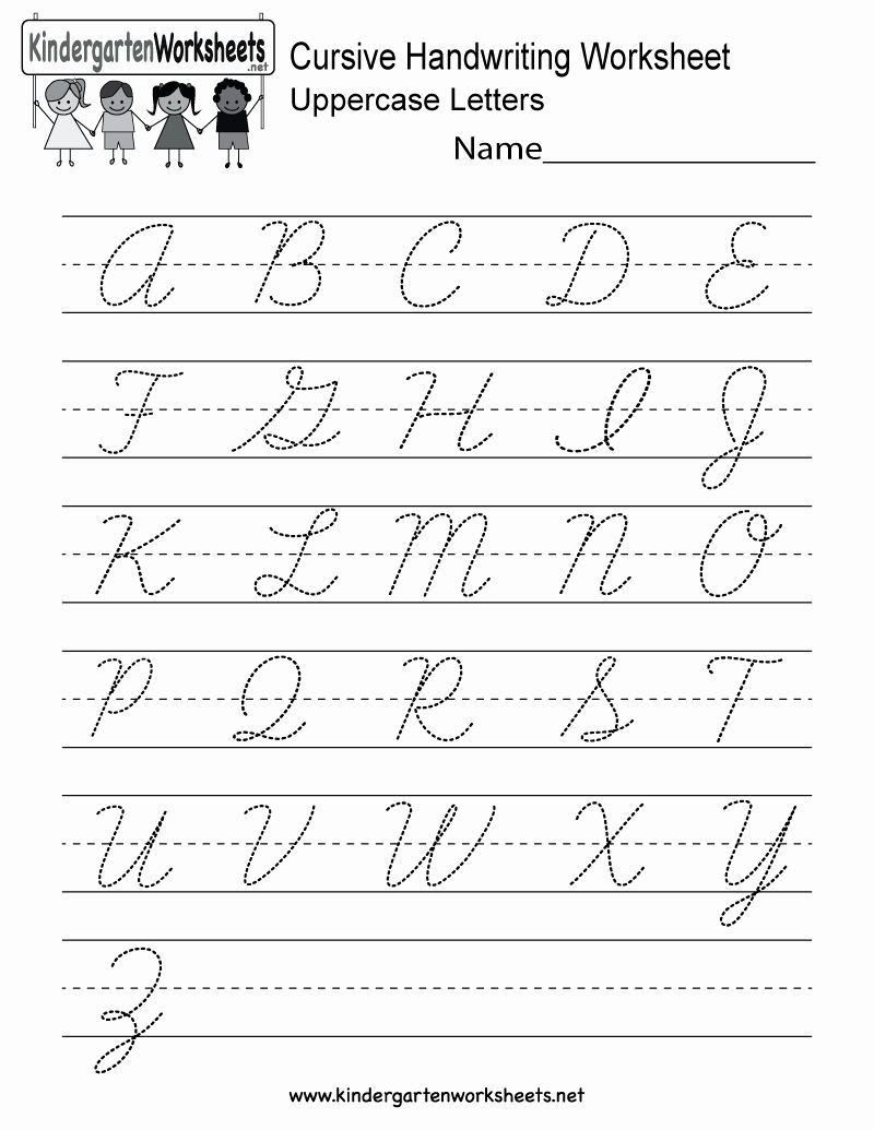 Cursive Handwriting Worksheets Inspirational Cursive Handwriting Worksheet Free Kindergarten English