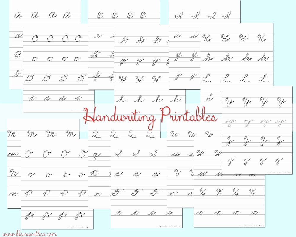 Cursive Writing Practice Sheets New Cursive Handwriting Practice Sheets Backtoschoolweek