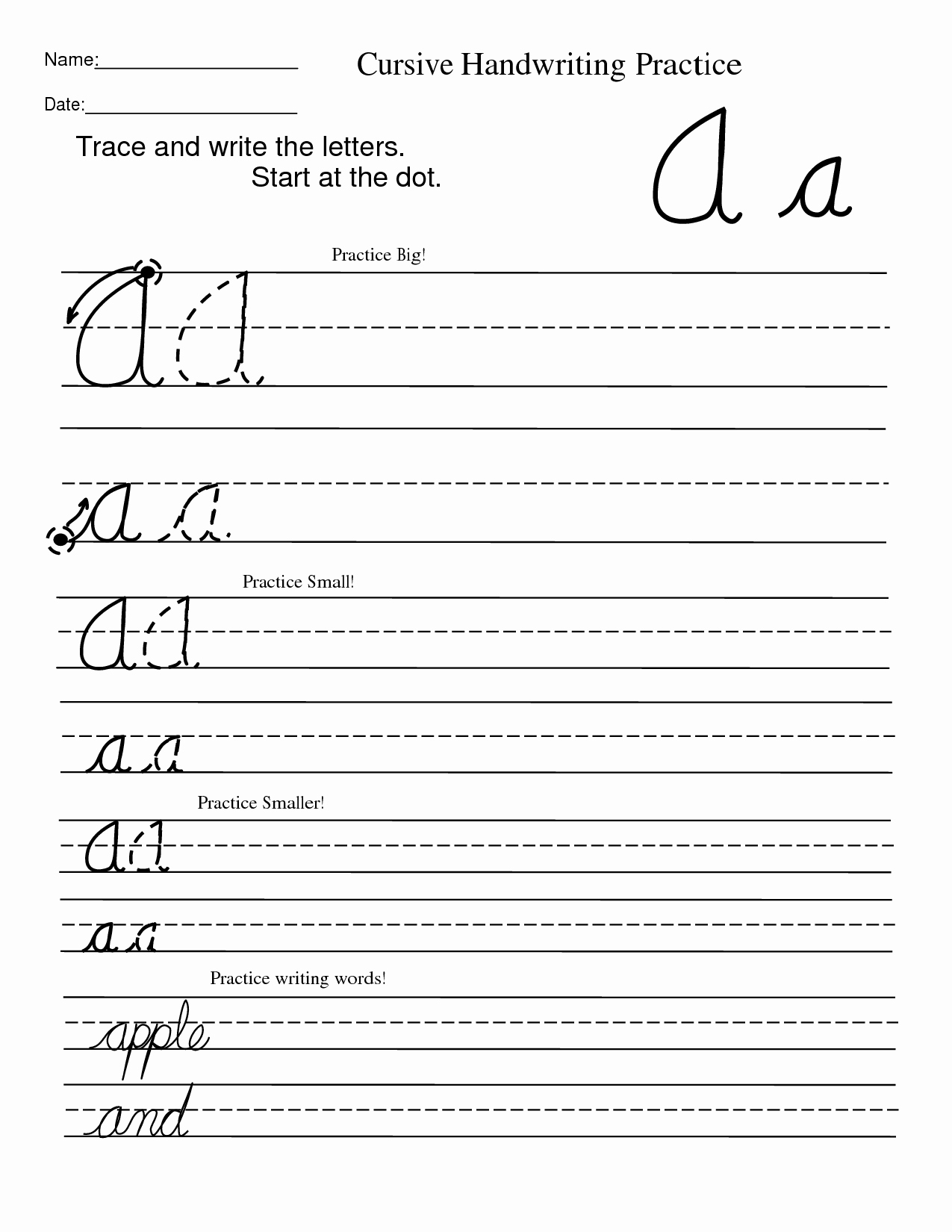 Cursive Writing Worksheet Best Of Free Cursive Alphabet Worksheets Printable