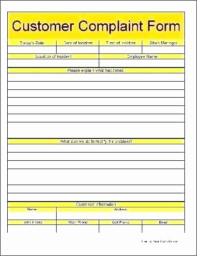 Customer Complaint Template for Excel Beautiful Customer Call Log – Altwell