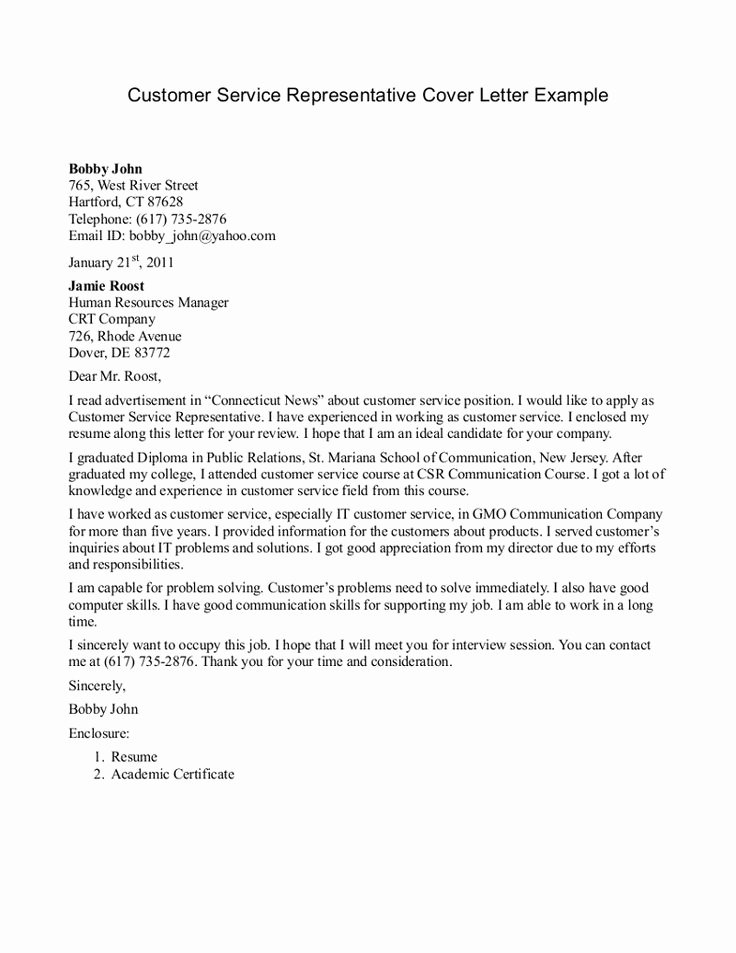 Customer Service Cover Letter Example Best Of 25 Best Ideas About Good Cover Letter On Pinterest