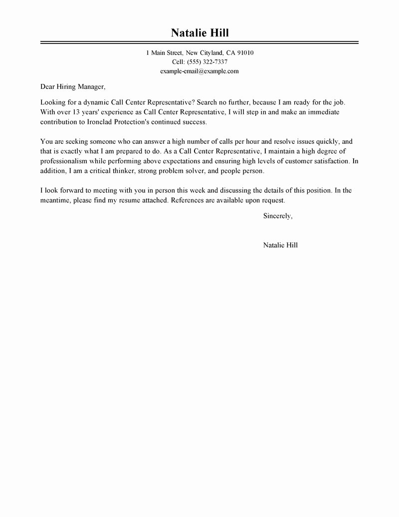 Customer Service Cover Letter Examples New Leading Customer Service Cover Letter Examples &amp; Resources