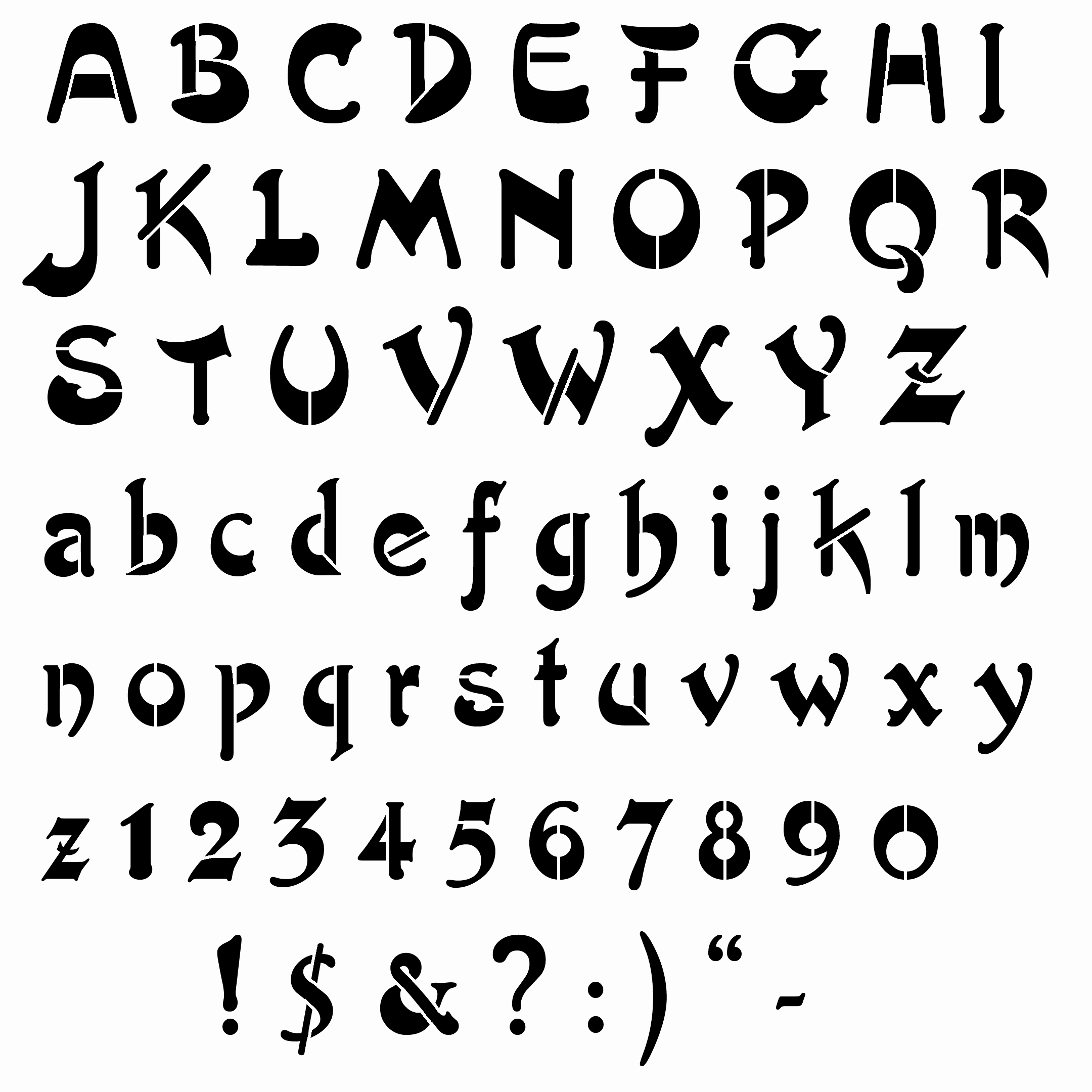 Cut Out Alphabet Letters Lovely Free Cut Out Alphabet Stencils
