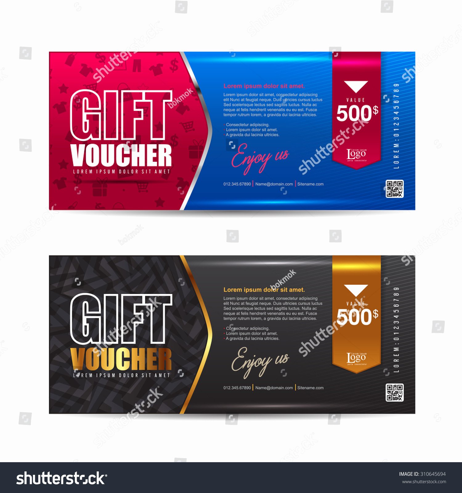 Cute Gift Certificate Template Lovely Vector Illustration Gift Voucher Template with Premium