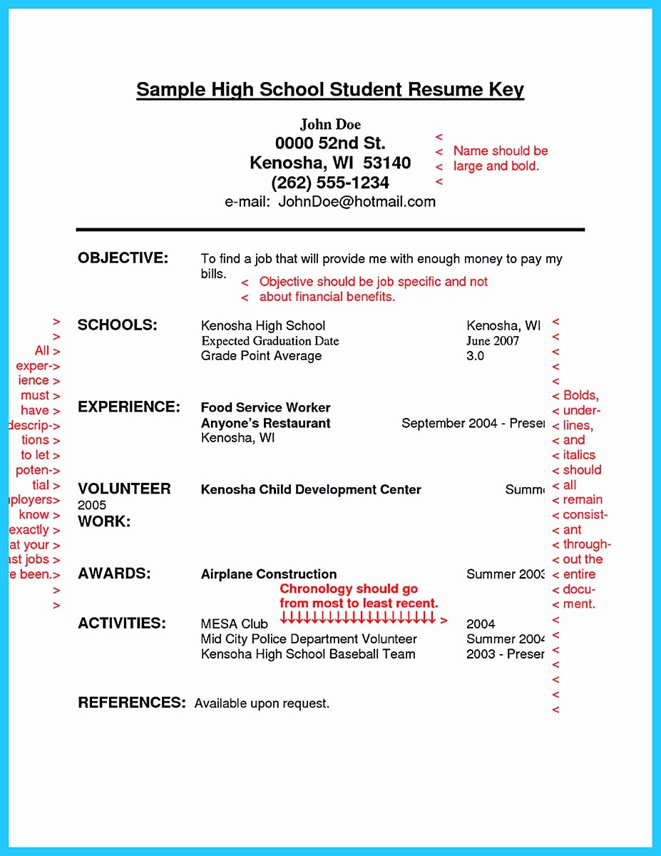 Cv Samples for Students Beautiful Best Current College Student Resume with No Experience