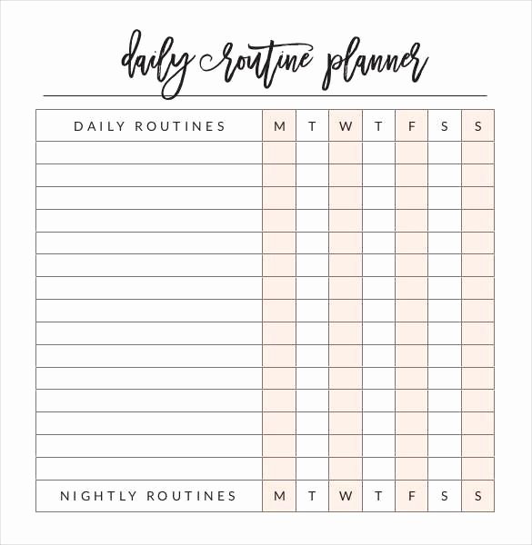 Daily Planner Template Word Best Of Daily Planner Templates
