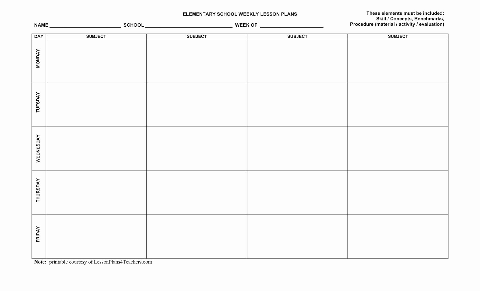 Day Planner Template Word Elegant Blank Calendar 9 Free Printable Microsoft Word Templates