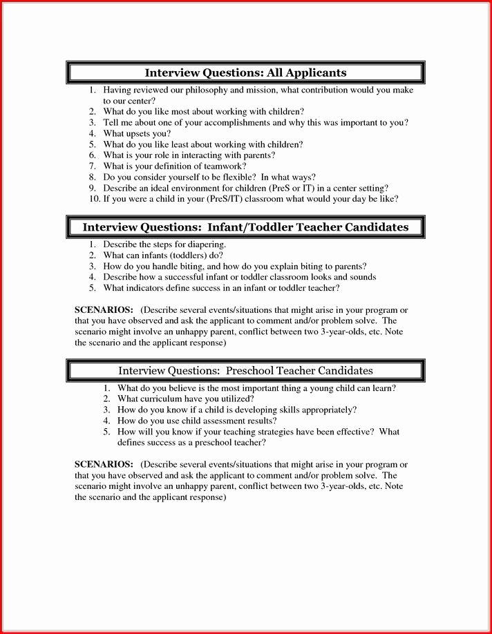 Daycare Teacher Resume Sample New Resume for Preschool Teachers with No Experience
