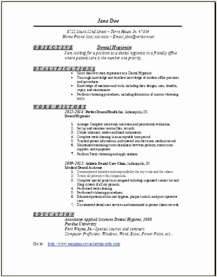 Dental assistant Student Resume Inspirational Dental Hygienist Resume Examples Samples Free Edit with Word