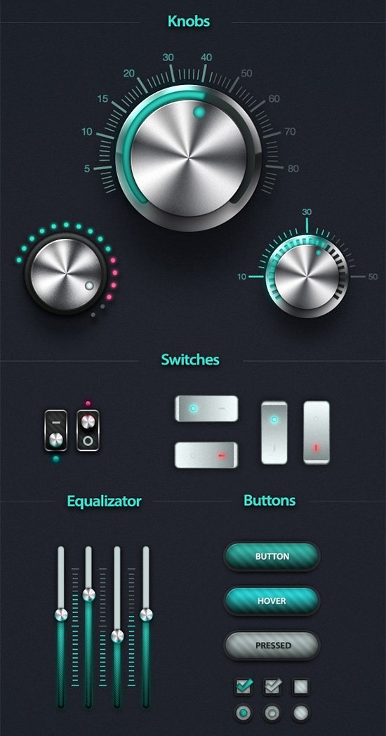 Design A button Kit Beautiful 59 Ui button Designs Elements &amp; Kits Collection Free