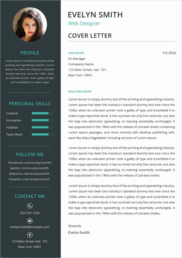 Design Cover Letter Examples Inspirational 21 Cover Letter Free Sample Example format