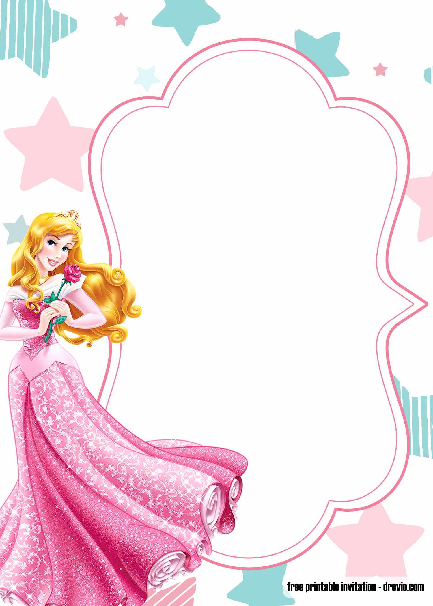 Disney Princess Invitation Templates Free Inspirational Free Printable Princess Birthday Invitation Templates