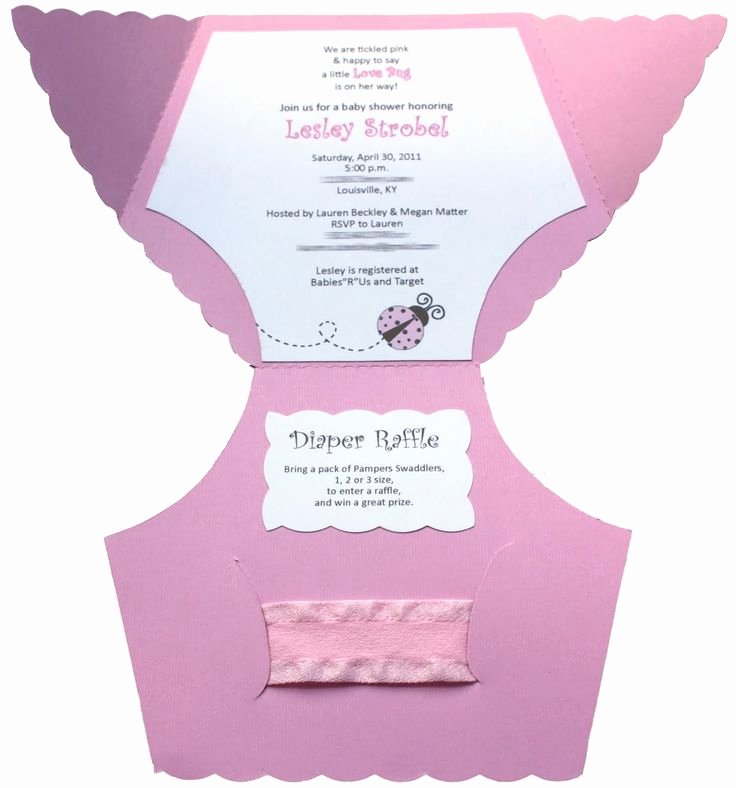 Downloadable Baby Shower Invitation Templates Fresh Baby Shower Diaper Invitation Template