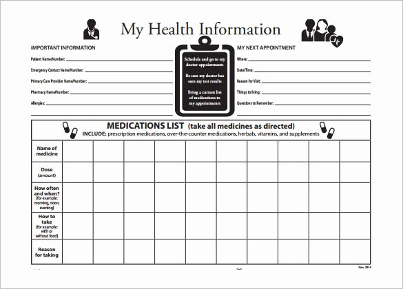 Drug Card Template Microsoft Word Unique Medication Schedule Template 8 Free Word Excel Pdf