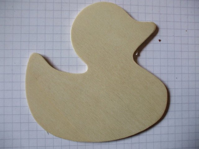 birch ply wooden duck wood craft shape 586 p
