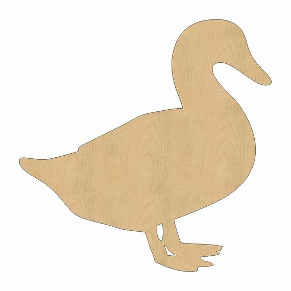 Duck Cut Out Shapes Awesome Duck Shape Laser Cut Unfinished Wood Shapes Craft Shapes