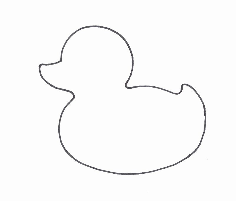 Duck Cut Out Shapes Beautiful Duck Template for Quilting