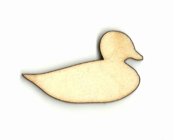 Duck Cut Out Shapes Lovely Duck Laser Cut Out Unfinished Wood Shape Craft Supply Brd131