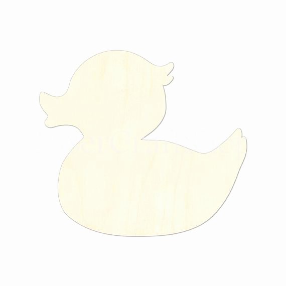 Duck Cut Out Shapes Luxury 2 34 Rubber Duck toy Wooden Cutout Shape