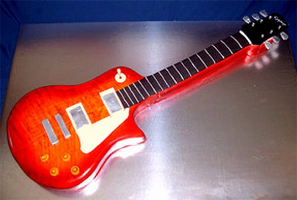 Electric Guitar Birthday Cake Elegant 14 Awsome Guitar Cake Templates &amp; Designs