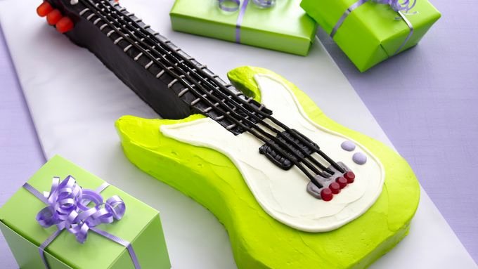Electric Guitar Birthday Cake Luxury Electric Guitar Cake Recipe From Tablespoon