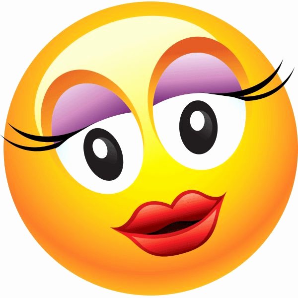 Emoji Art Copy and Paste Lovely Makeup Smiley