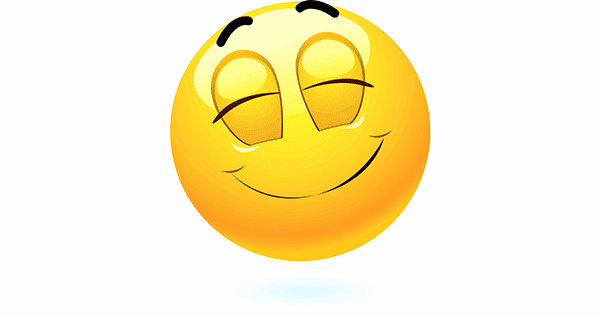 Emoji Art Copy and Paste Luxury Satisfied Smile