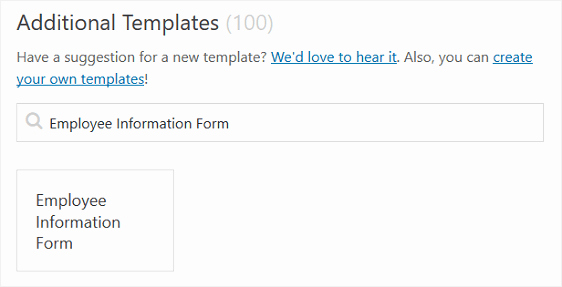 Employee Information Sheet Template Best Of How to Create An Employee Information form In Wordpress