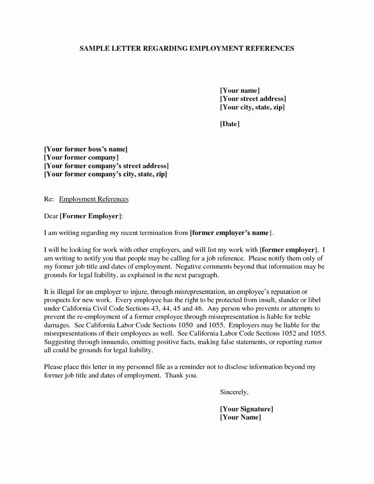 Employee Reference Letter Examples Beautiful Examples Reference Letters Employmentexamples Of